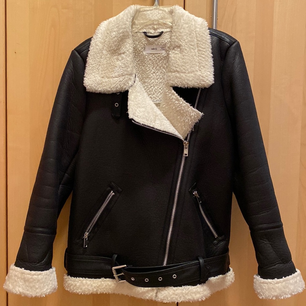 Oversized Mango Moto Jacket